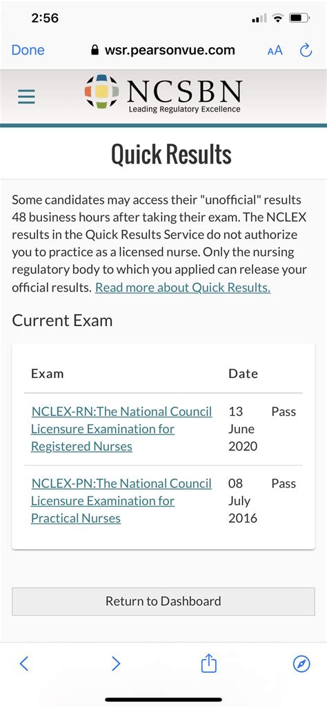 nclex quick results